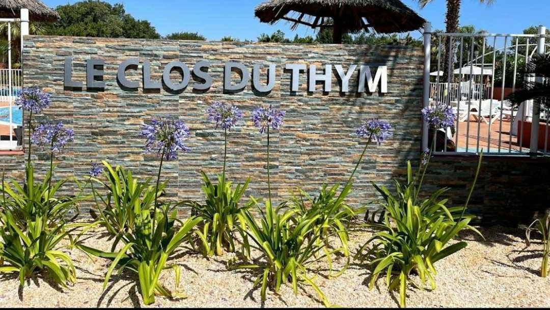 Camping Le Clos Du Thym - Argelès-sur-Mer Eksteriør billede